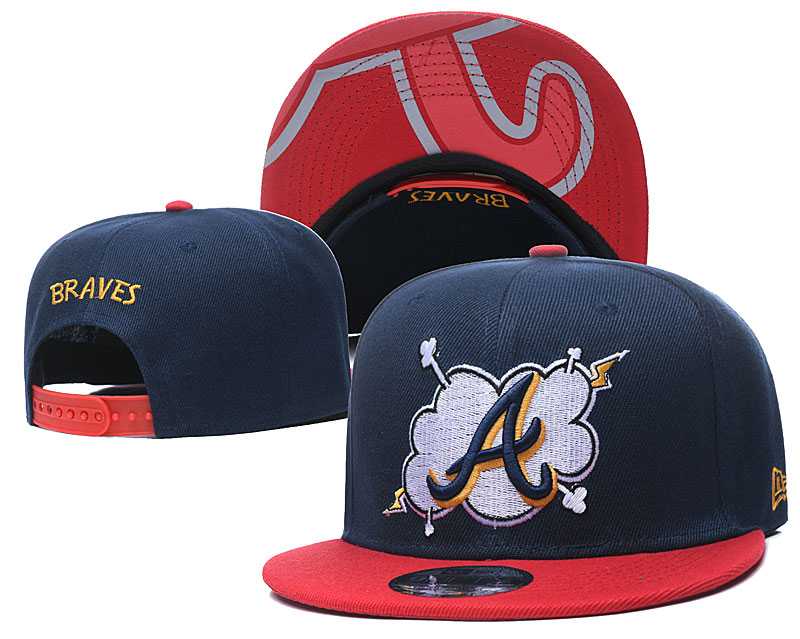 Braves Team Logo Navy Red Adjustable Hat GS,We sell and wholesale Braves Team Logo Navy Red Adjustable Hat GS on line form chian!
